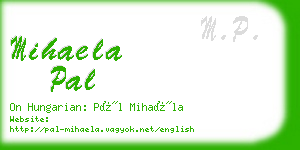 mihaela pal business card